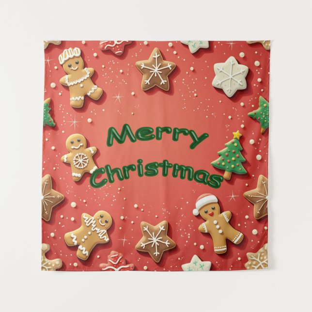 Tenture Joyeux Noël (Devant)