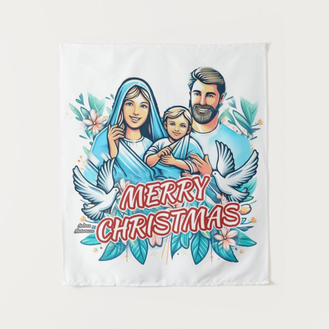 Tenture Joyeux Noël (Devant)