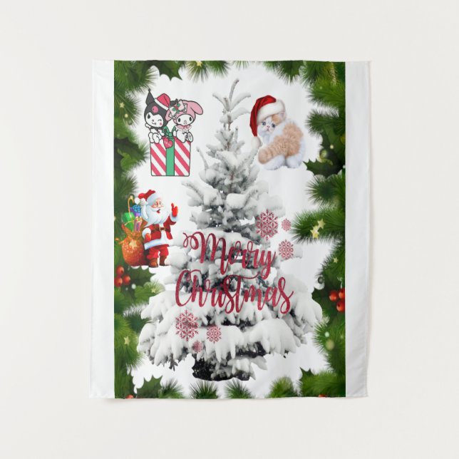 Tenture Joyeux Noël (Devant)