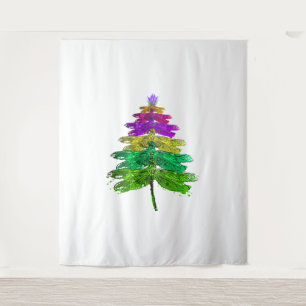 Tenture Joyeux Noël Dragonfly Christmas Tree T Shirt