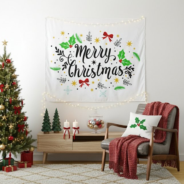 Tenture Joyeux Noël festif   (Créateur téléchargé)