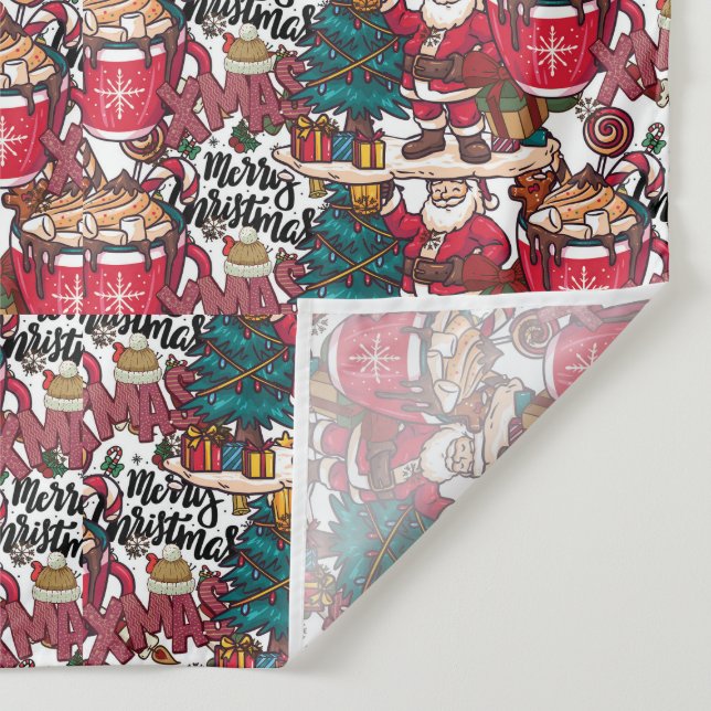 Tenture Joyeux Noël - Fête de Fêtes (Détail)