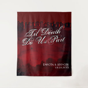 Tenture Jusqu'à ce que la mort nous sépare   Photomaton no