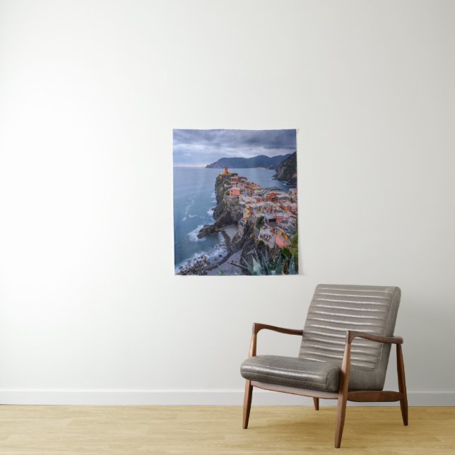 Tenture Juste après le coucher du soleil | Vernazza, (En situation)