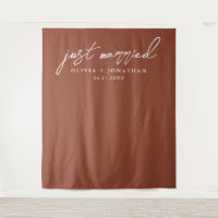 Juste marié Élégant Mariage de calligraphie Contex