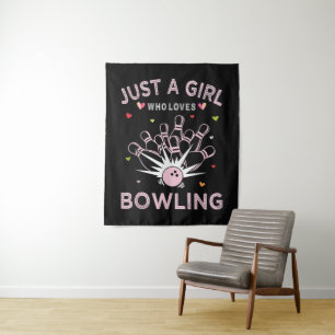 Tenture Juste Une Fille Qui Aime Le Bowling
