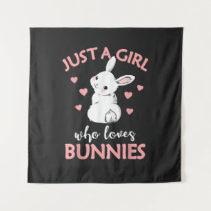 Tenture Juste Une Fille Qui Aime Les Lapins