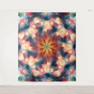 Tenture Kaleidoscopique Prismatique Mandala