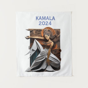 Tenture Kamala 2024 pour le président Thunder_Cove