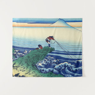 Tenture Katsushika Hokusai - Kajikazawa dans la province d