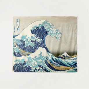 Tenture Katsushika Hokusai - La Grande vague au large de K