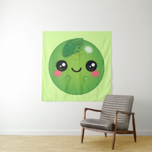 Tenture Kawaii Pea