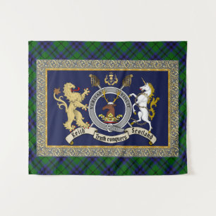 Tenture Keith Clan Badge & Tartan