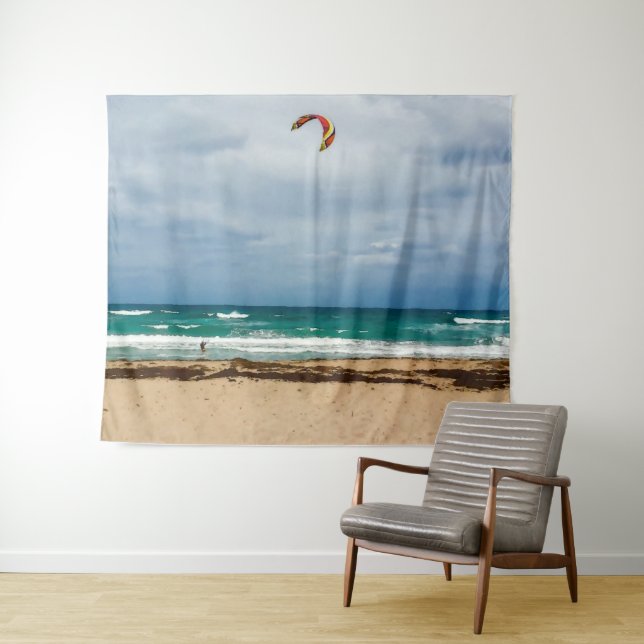 Tenture Kitesurf, Jupiter Beach (En situation (horizontale))