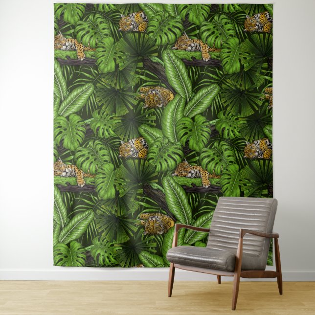 Tenture Kittés de la jungle (En situation)