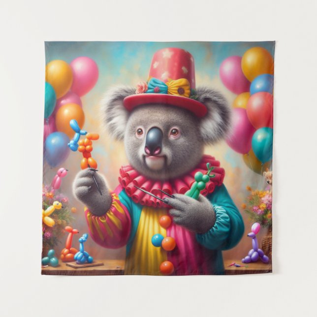 Tenture Koala Clown (Devant)