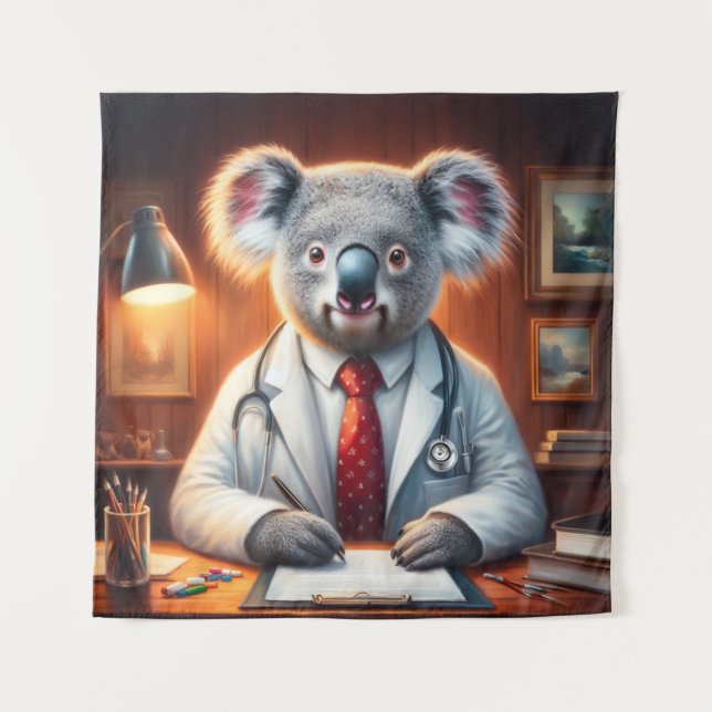 Tenture Koala Doctor (Devant)