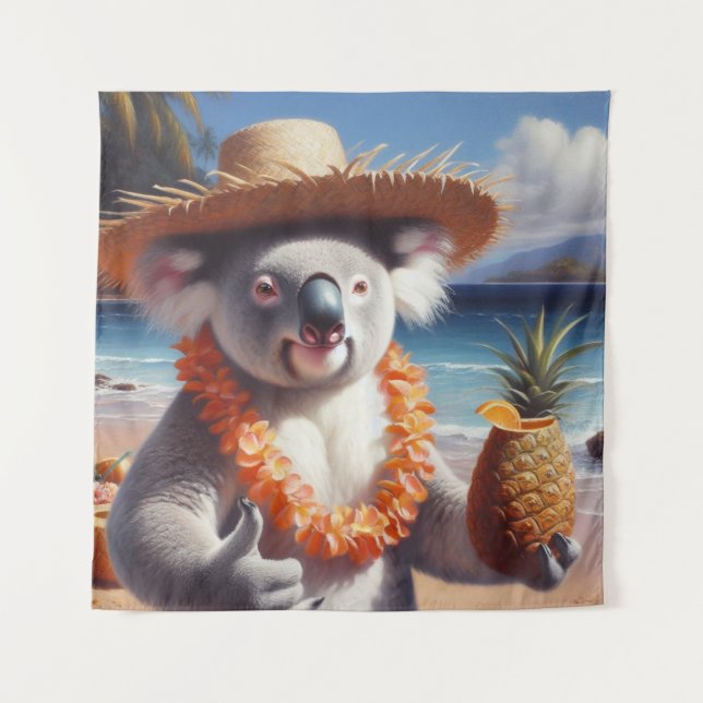 Tenture Koala Luau (Devant)