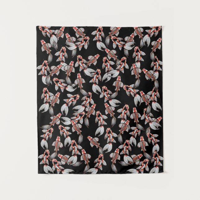 Tenture Koi Fish Pond Amateurs Nature Art Koi Ponds (Devant)