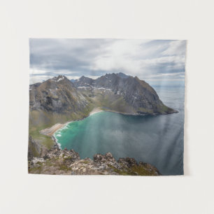 Tenture Kvalvika Lofoten Norvège