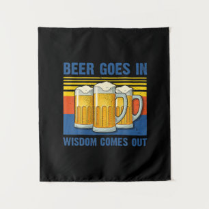 Tenture La Bière Entre La Sagesse Sort Anniversaire Vintag