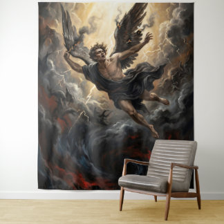 Tenture La Chute de Lucifer du Ciel
