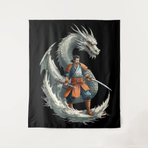 Tenture La colère du dragon : Les éveils du Samurai / Art 