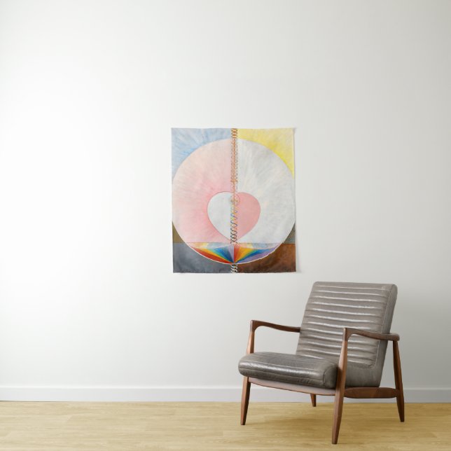 Tenture La colombe par Hilma af Klint (En situation)