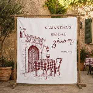 Tenture La dolce vita Fond de décor pour une baby shower i