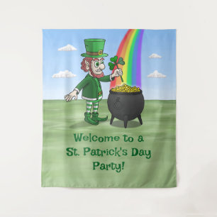 Tenture La fête de la Saint-Patrick des Leprechauns