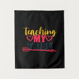Tenture La fête des enseignants enseignant ma tribu