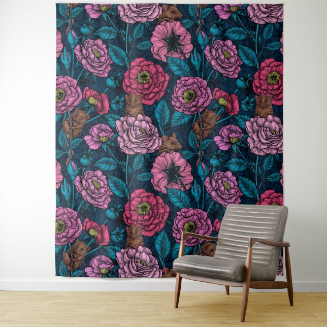 Tenture La fête des souris (En situation)