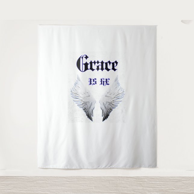 Tenture La grâce est lui (Devant)