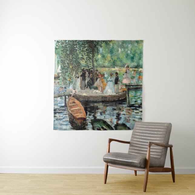 Tenture La Grenouillère Auguste Renoir (En situation)