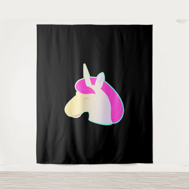 Tenture la licorne de la bande dessinée ! (Devant)
