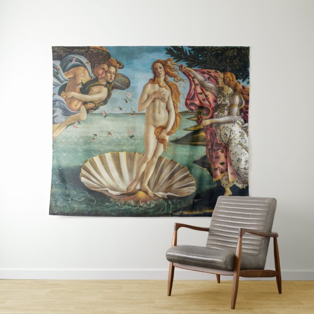 Tenture La Naissance de Vénus | Sandro Botticelli | (En situation (horizontale))
