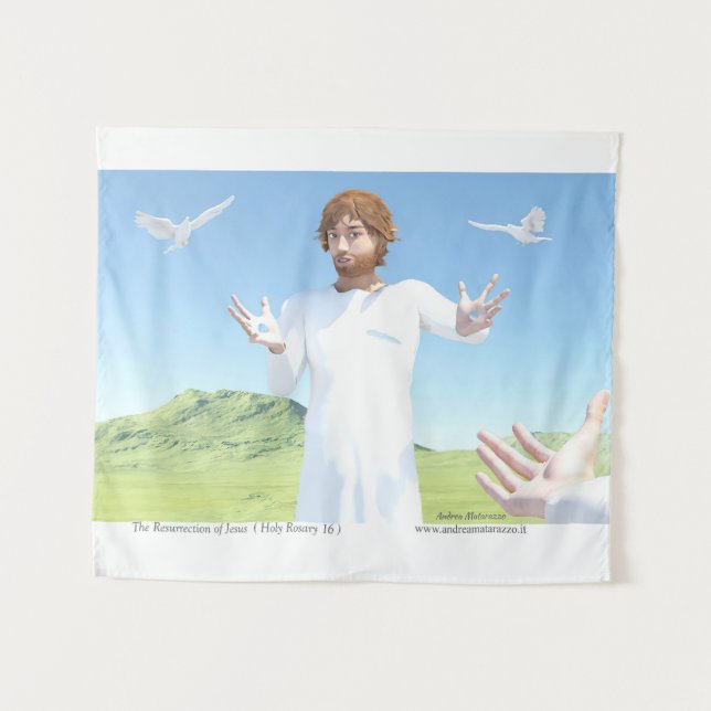Tenture La Résurrection de Jésus (Devant (Horizontal))