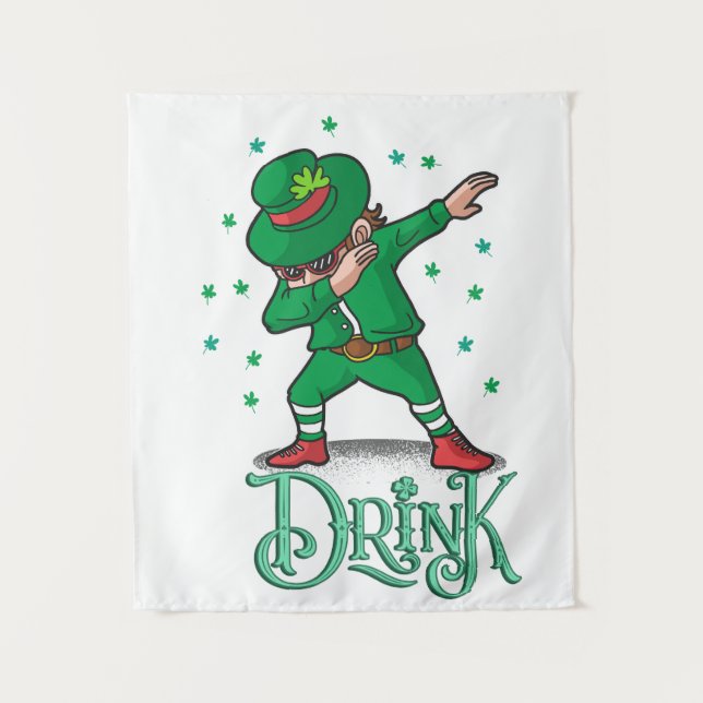 Tenture la Saint-Patrick,Trèfle (Devant)