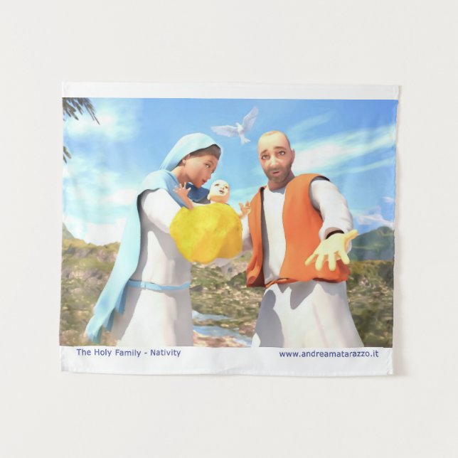 Tenture La Sainte Famille - Nativité (Devant (Horizontal))