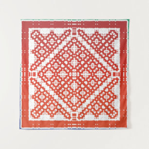 Tenture La talavera mexicaine traditionnelle ornée. Design