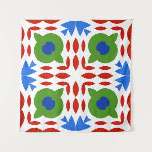 Tenture La talavera mexicaine traditionnelle ornée. Main d