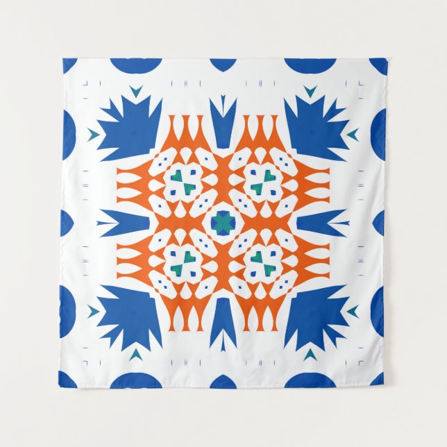 Tenture La talavera mexicaine traditionnelle ornée. Main d (Devant)