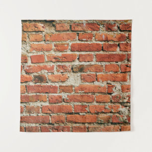 Tenture La texture de mur de brique rouge gronge arrière -