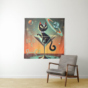 Tenture La Vie D'Un Chat De Femme De Chaussure