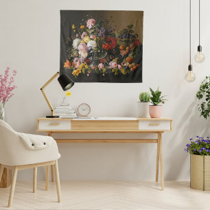 Tenture L'abondance de la nature : Fleurs et fruits de la 