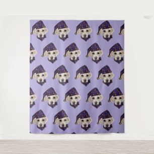 Tenture Labrador Retriever blanc