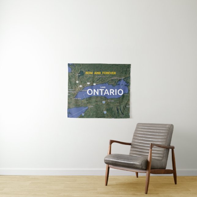 Tenture Lac Ontario  (En situation (horizontale))