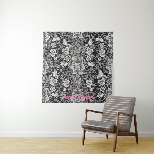 Tenture Lace Floral Harmony (En situation (horizontale))