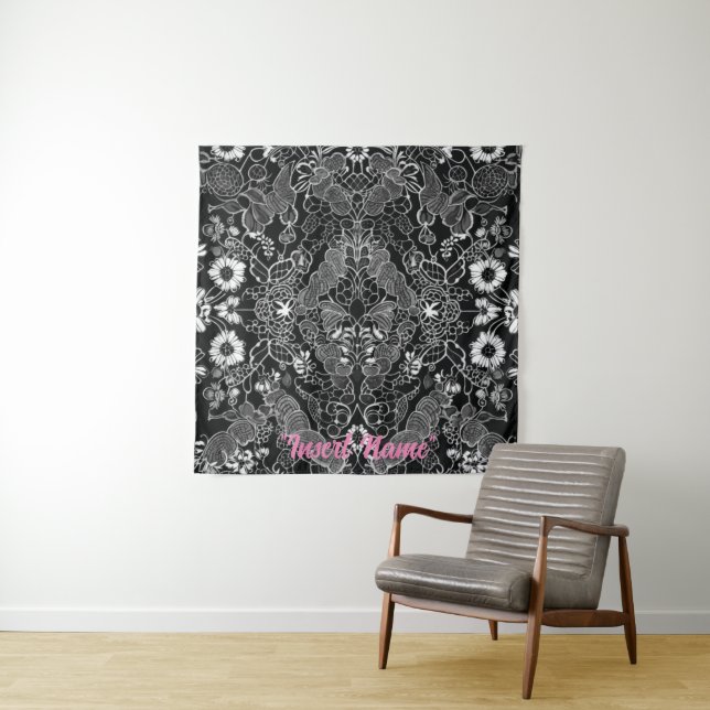 Tenture Lace Floral Harmony (En situation (horizontale))
