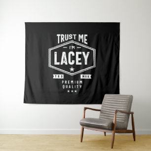 Tenture Lacey Nom Personnalisé Anniversaire
